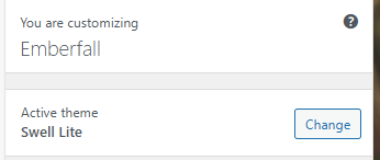 Swell Lite Installation Theme Installation